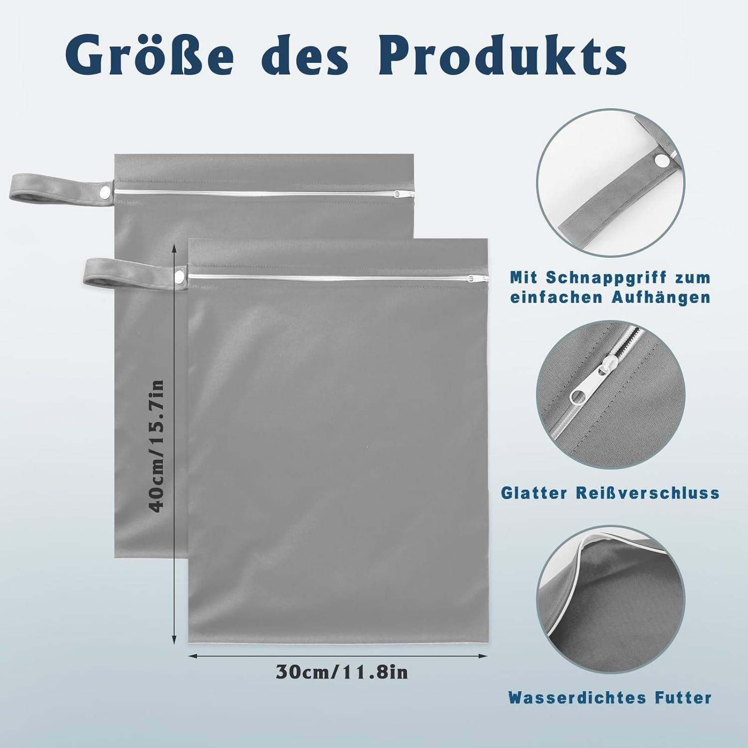 Coonoor Wäschenetz 2 Stück Nasstasche,Wetbag Schwimmsachen wasserdichte Wet günstig online kaufen