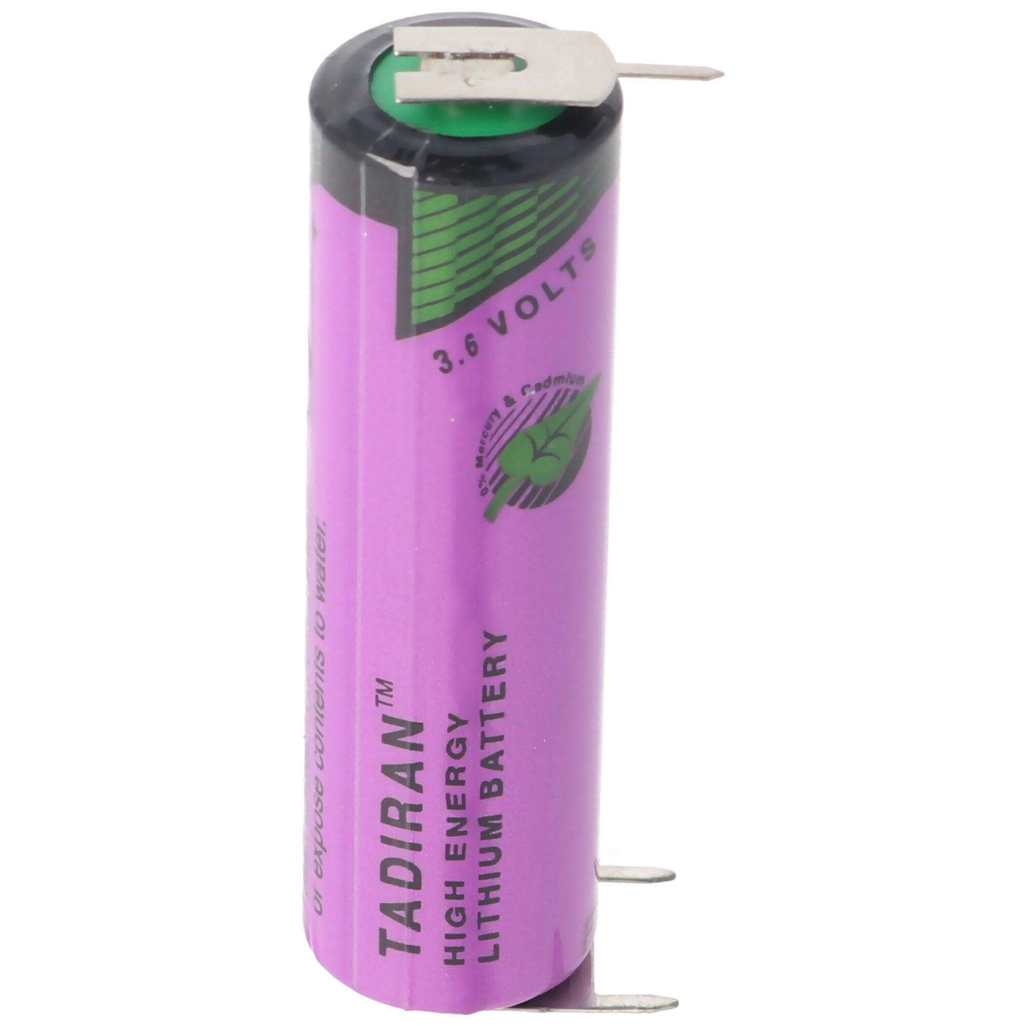 Tadiran Sonnenschein Inorganic Lithium Battery SL-760/PT 3er Printkontakten Batterie, (3,7 V)