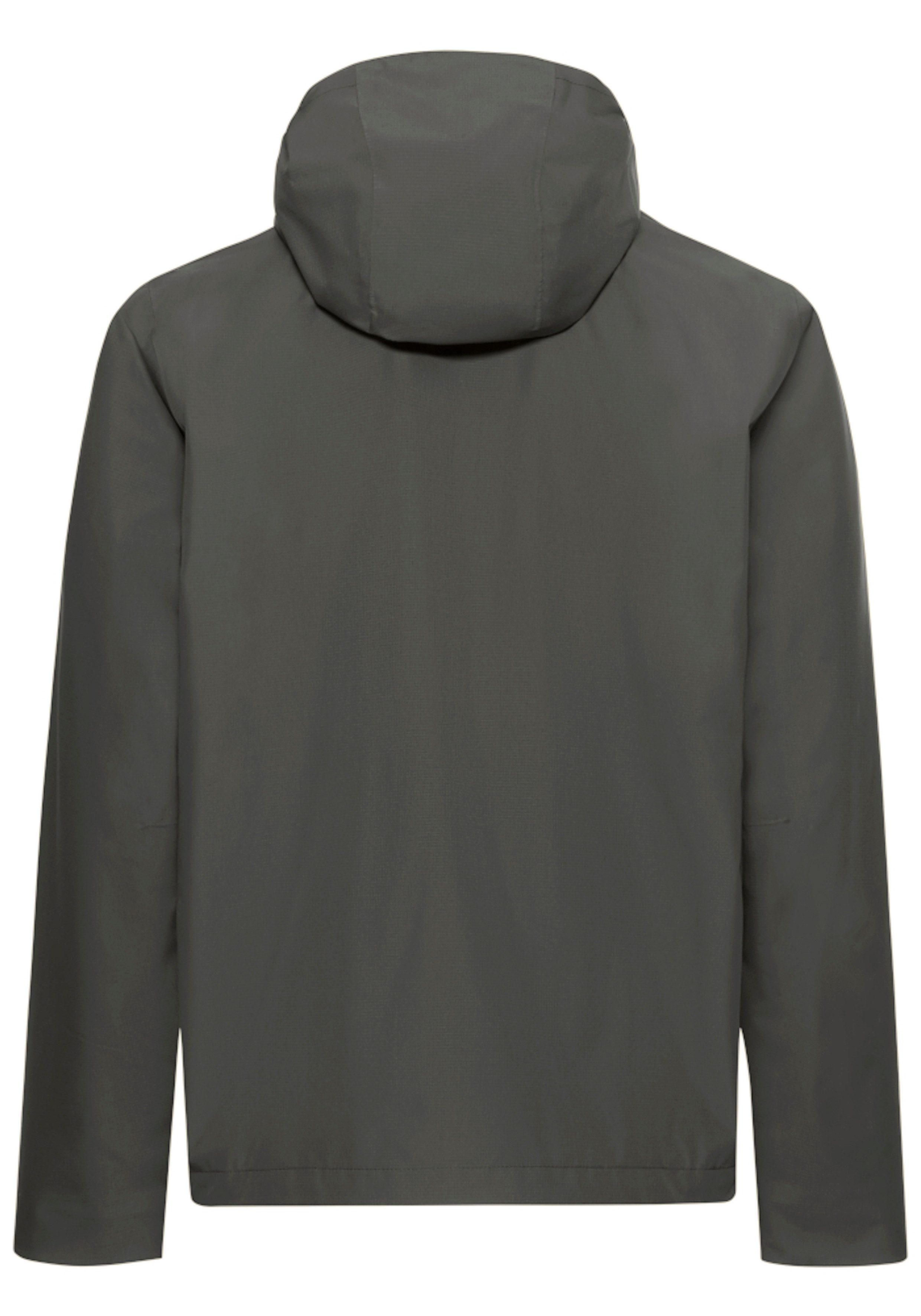 Jack Wolfskin Regenjacke OUTROVERT 2L JKT M mit Kapuze, atmungsaktiv, wasserdicht – Bild 3 von 5