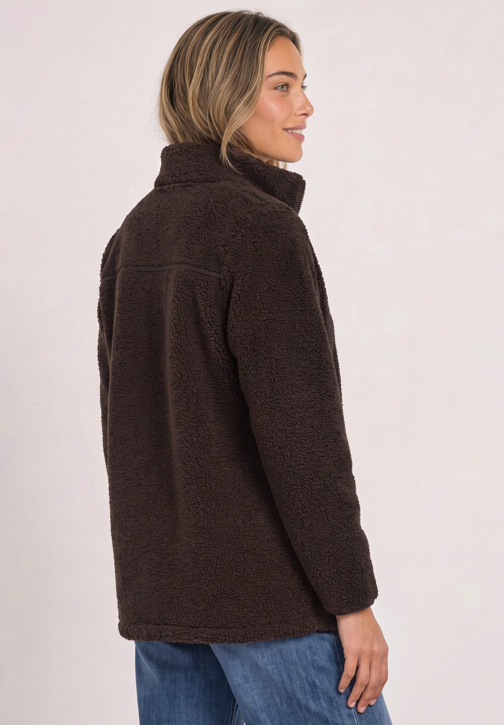 STREET ONE Fellimitatjacke mit Stehkragen – Bild 2 von 5
