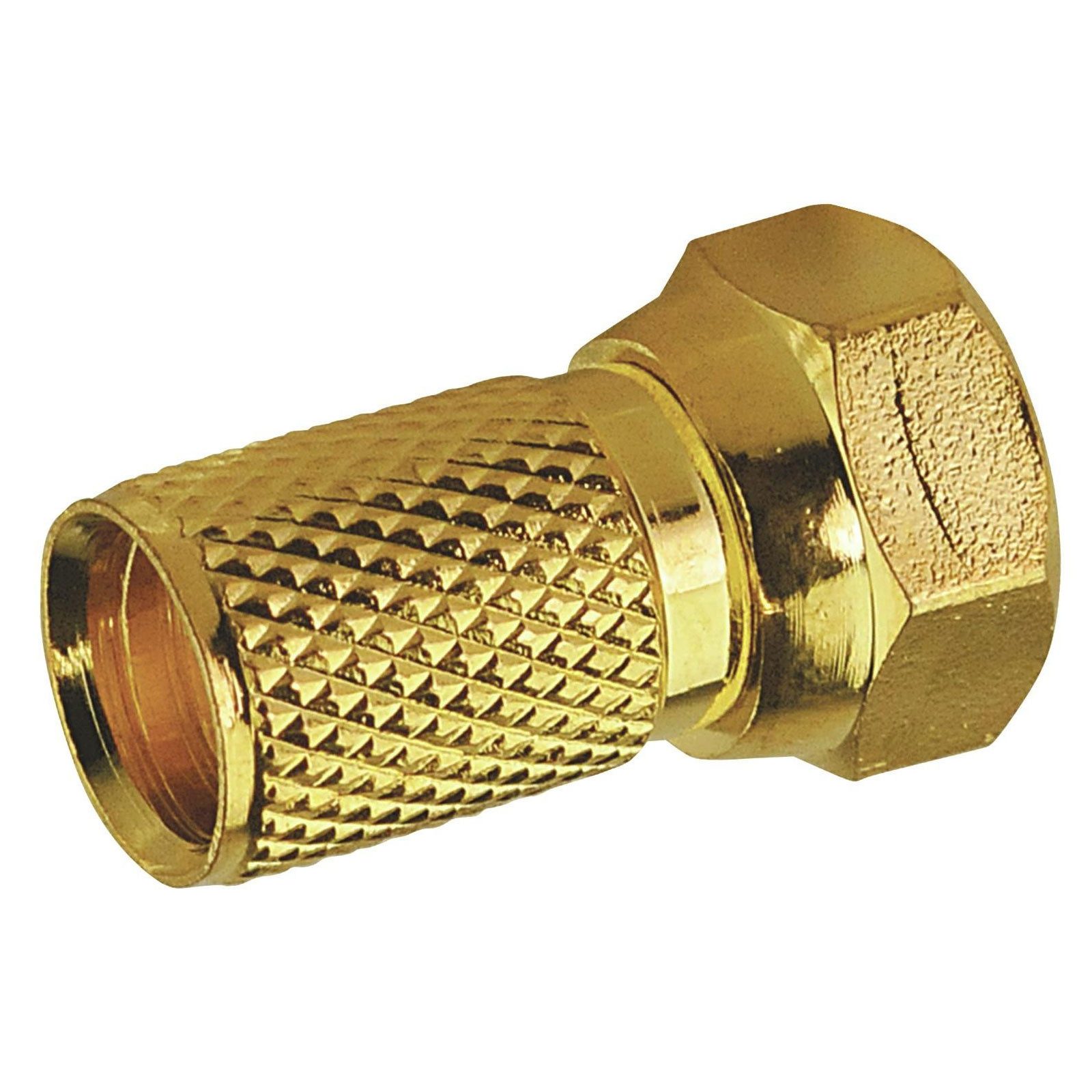 Schwaiger GOFST6502 537 F-Stecker OD:6,5mm 2Stück Computer-Kabel