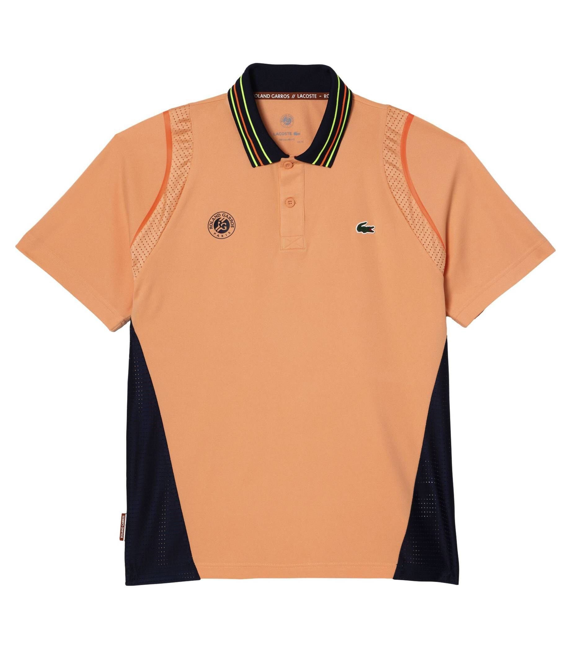 (1-tlg) X Poloshirt GARROS orange Herren ROLAND Poloshirt Sport Lacoste (33) LACOSTE