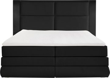 COLLECTION AB Boxspringbett Copenhagen, inklusive Bettkasten, Topper, wahlweise mit LED-Beleuchtung