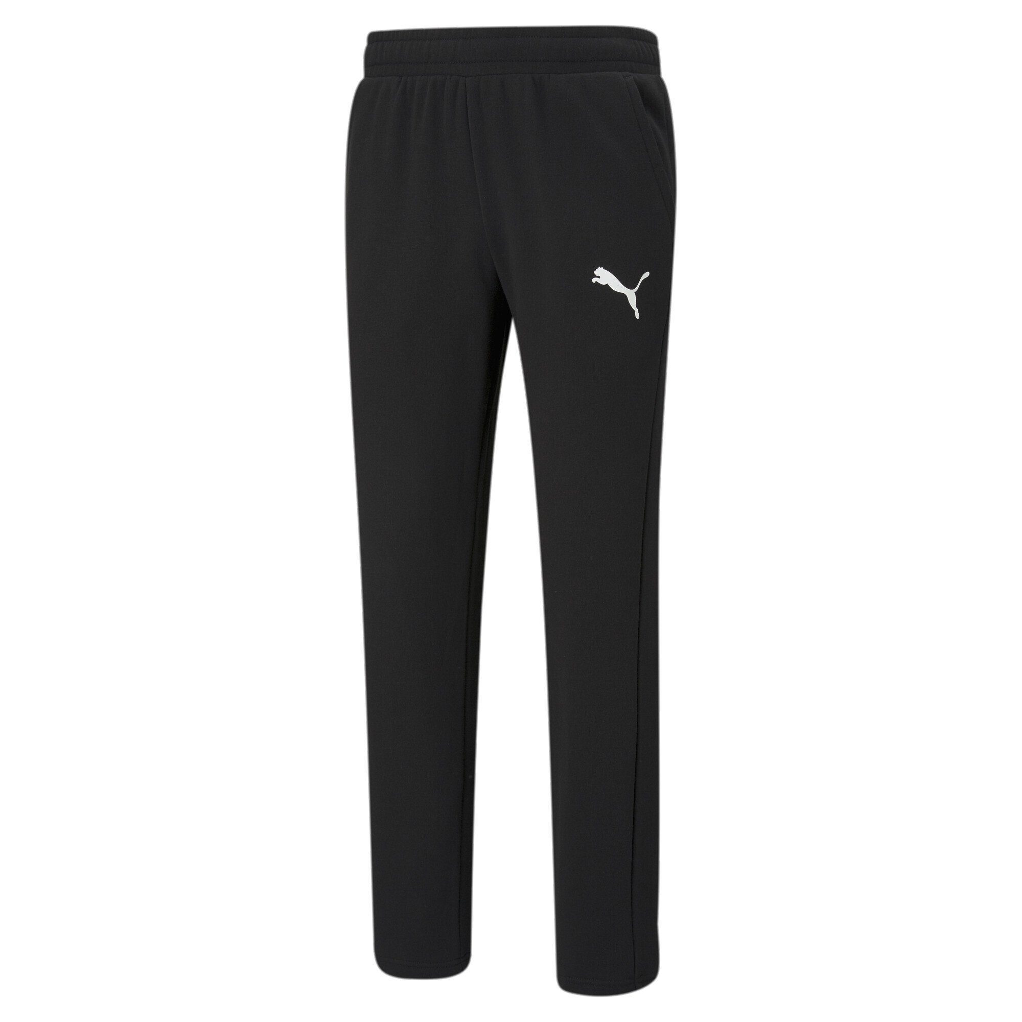 Herren Logo Sweatpants Black PUMA Cat Essentials Sporthose