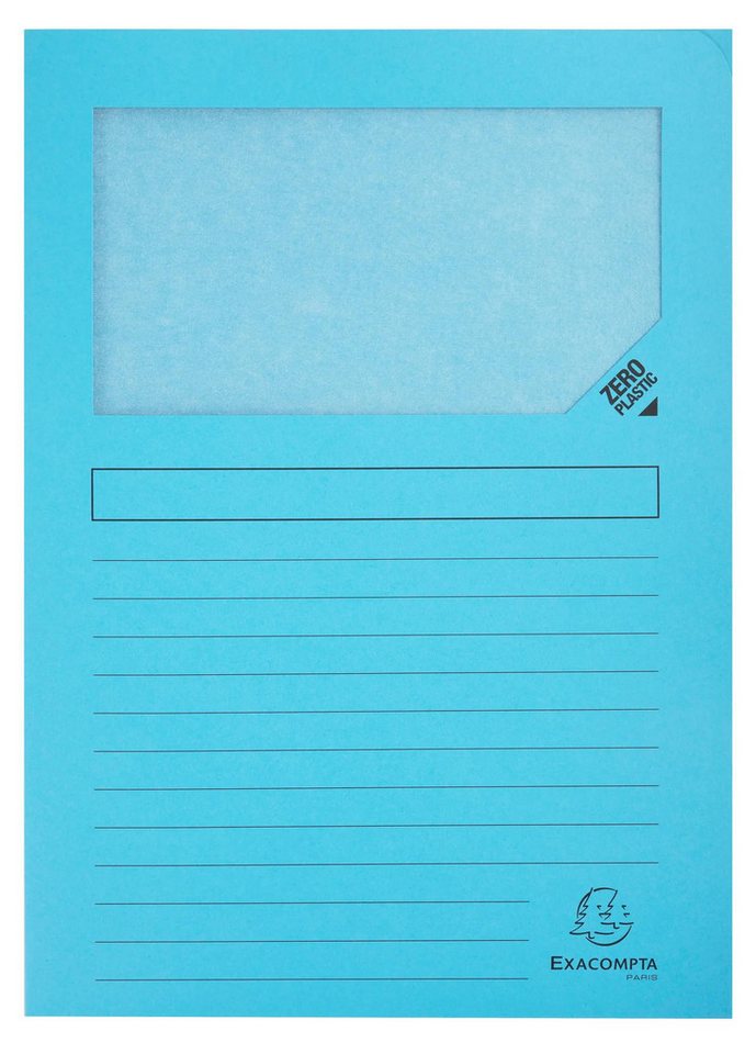 Thumbnail - EXACOMPTA Organisationsmappe 10x 10 Fenstermappen, A4, 160g, plastikfrei, sortiert, 50450E, Window folders