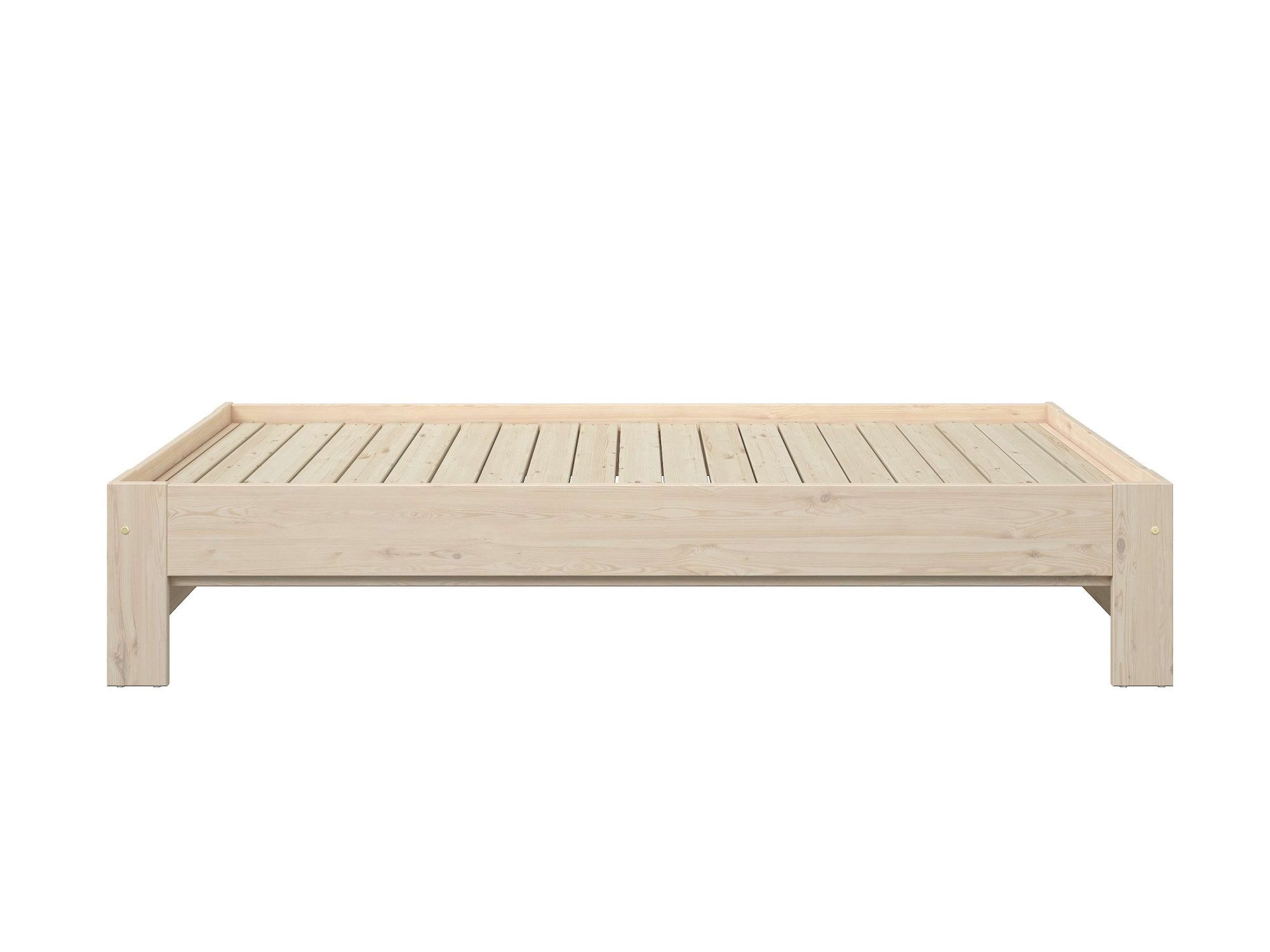 OTTO home Massivholzbett Imme, ausziehbar 90cm-180cm, ideal für Schlafbesuch, mit Lattenrost (Liegefläche 2x 90x200cm), Massive Kiefer, Schubkasten optional, Be – Bild 4 von 5