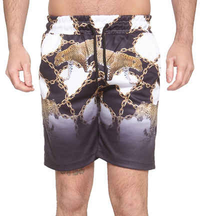 John Kayna Shorts Herren Shorts Kurze Hose Barock Design Ornamente (Kurze Hose Bermudas Sweatpants, 1-tlg., mit modischen Schnitten und Designs) Freizeit Casual Urban