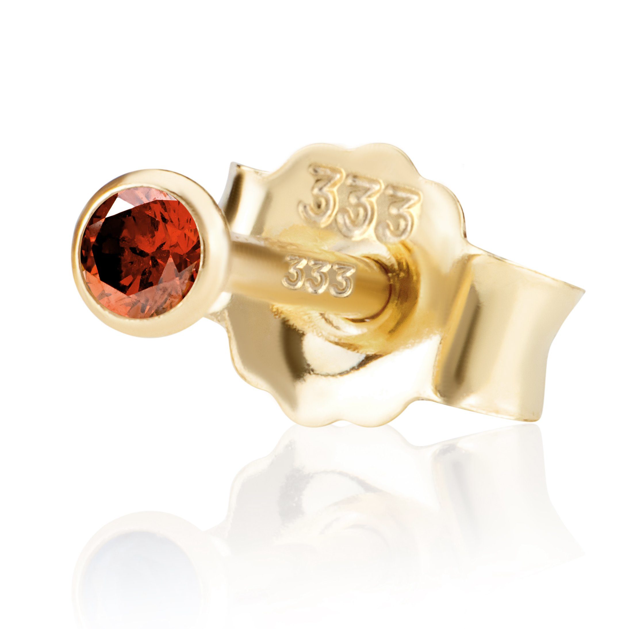 NKlaus Single-Ohrstecker Einzel 2,0mm 333 Gelb günstig online kaufen