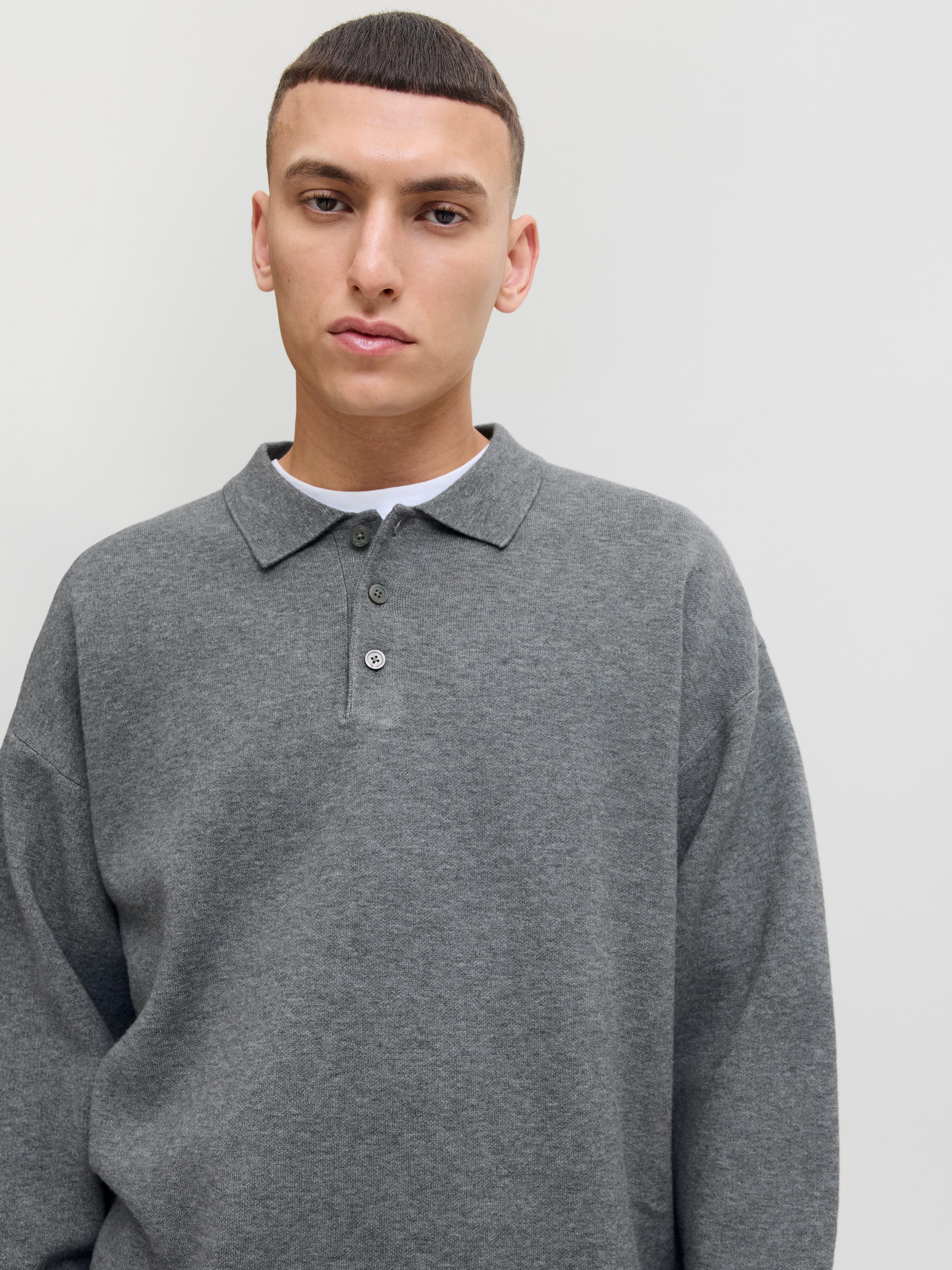 Jack & Jones Polokragenpullover JPRBLABRADFORT KNIT POLO – Bild 4 von 5