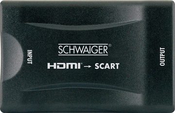 Schwaiger HDMSCA02 511 Medienkonverter zu HDMI Buchse, SCART Buchse, HDMI->Scart Konverter