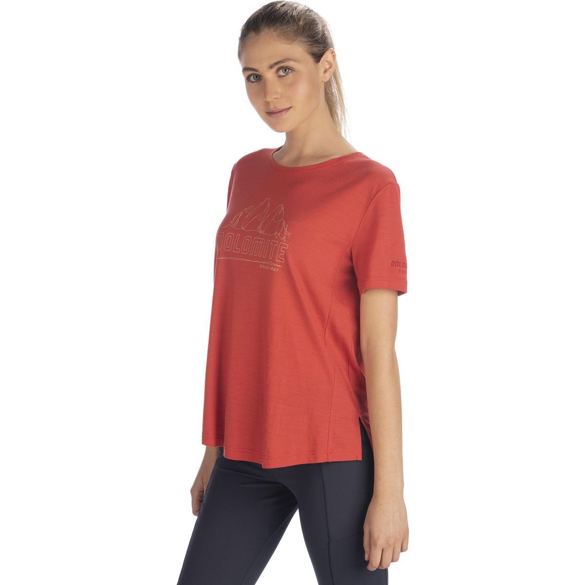 Dolomite Kurzarmshirt Tee W's Cristallo Merino SS – Bild 3 von 4