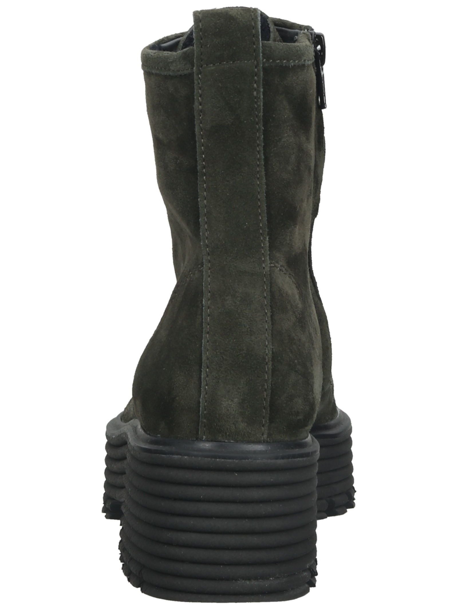 Paul Green Stiefelette Veloursleder Schnürstiefelette