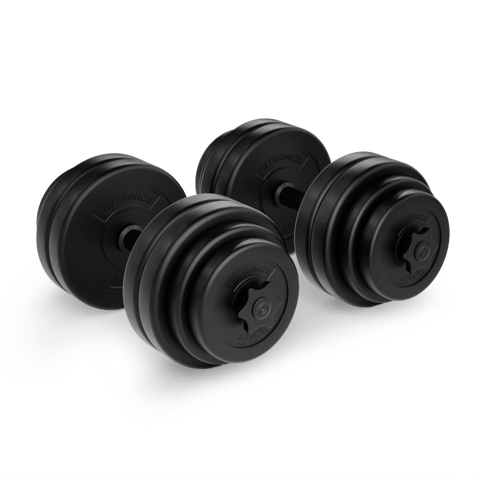 Physionics Kurzhantel Kurzhantel Set Kunststoff 30 kg