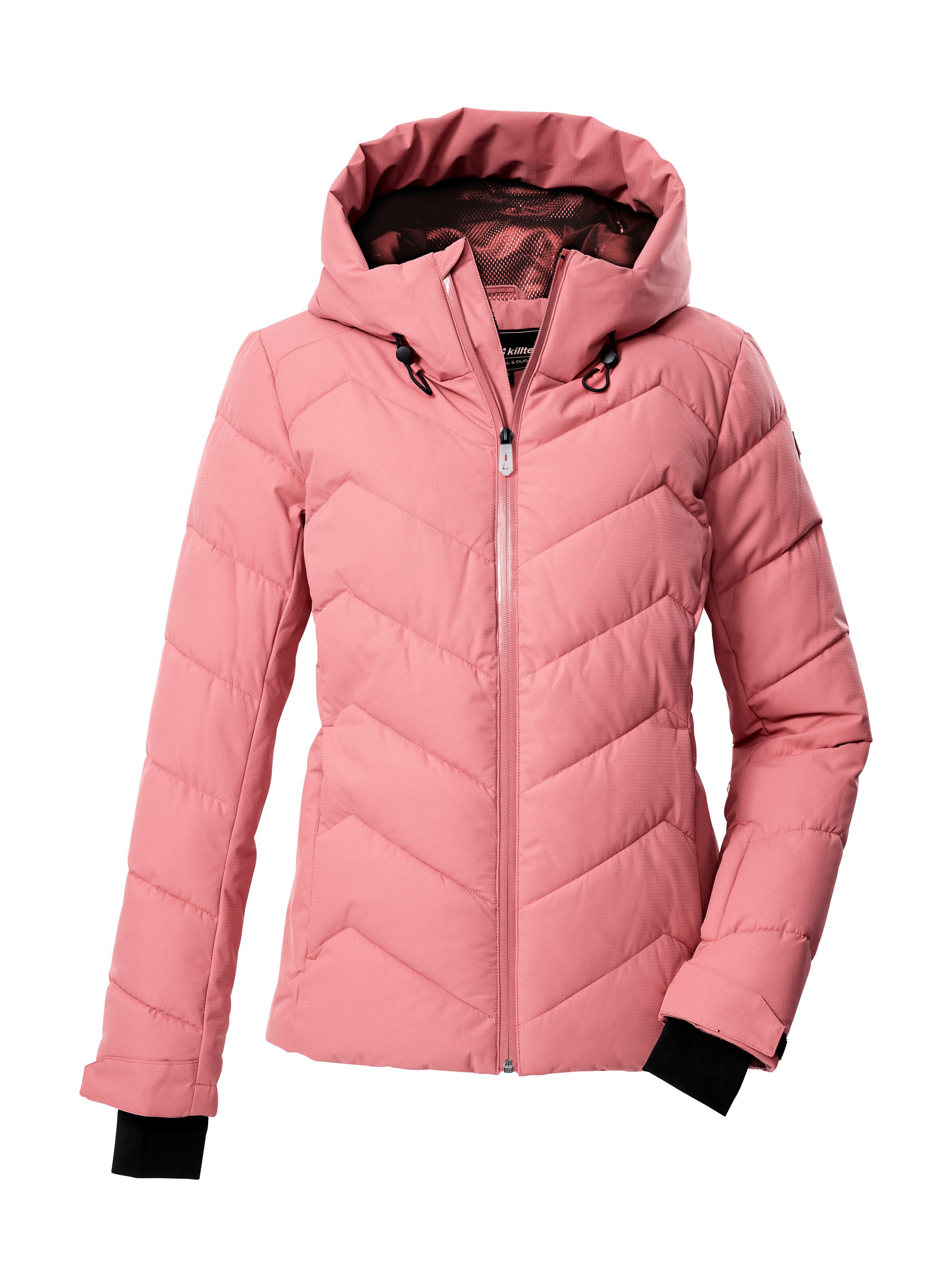Killtec Skijacke KSW 31 WMN SKI QLTD JCKT Winddichte, wasserabweisende Skijacke mit Daunenoptik und Schneefang