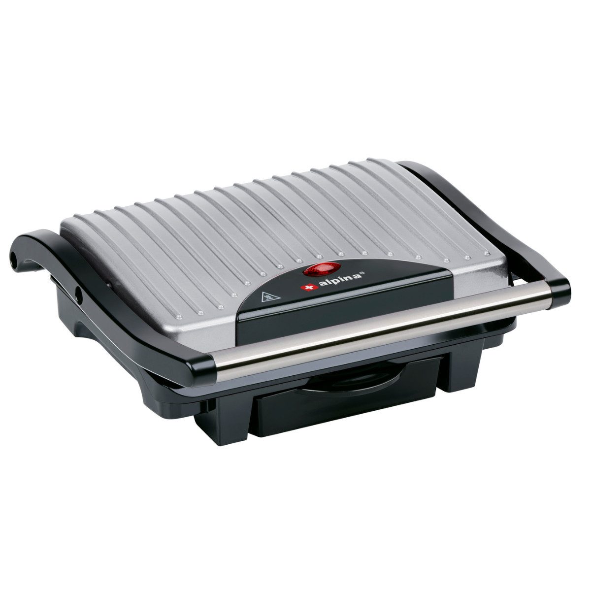 Alpina Kontaktgrill alpina 1000W Kontaktgrill - Schwarz/Rot