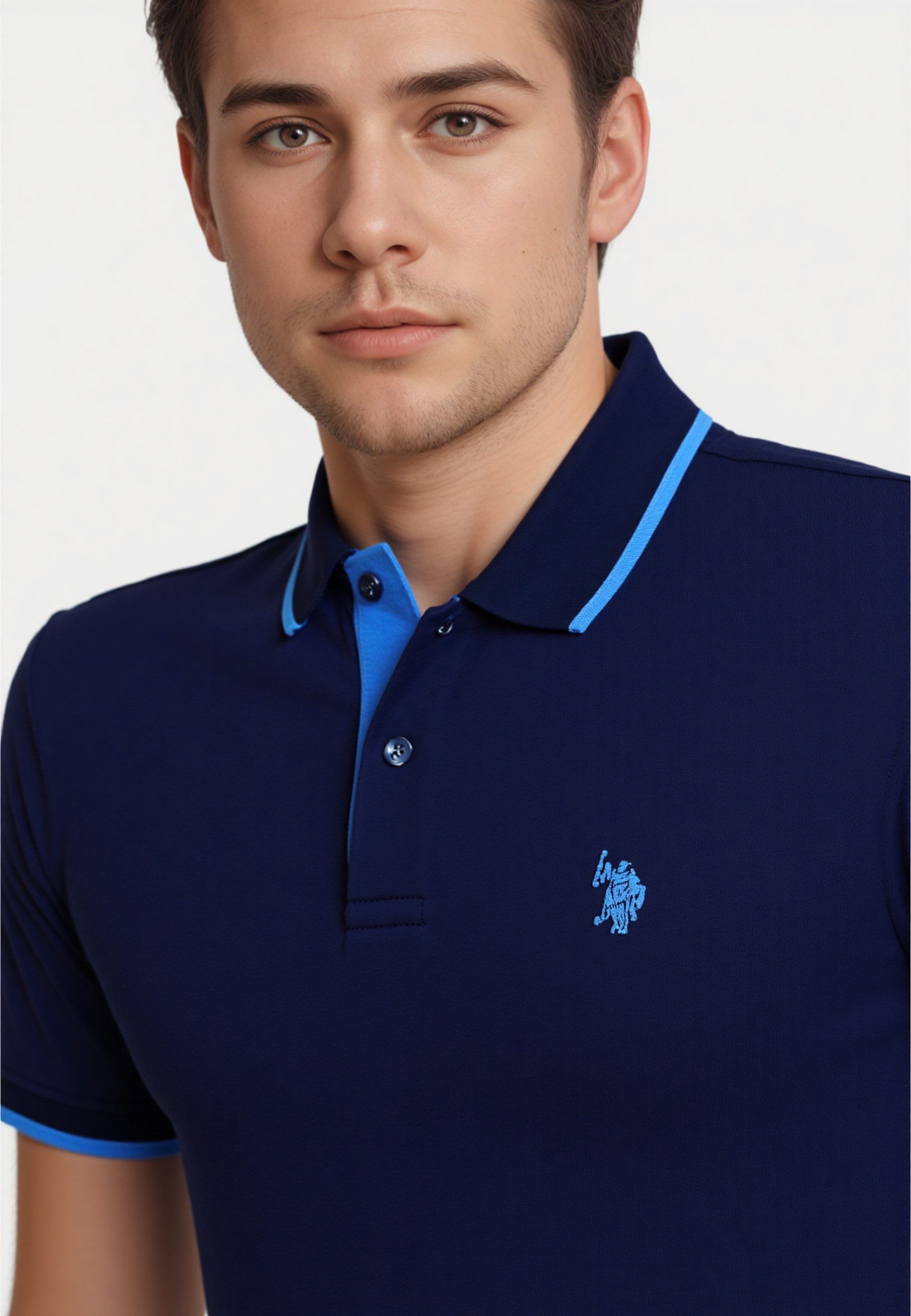 U.S. Polo Assn. Poloshirt Poloshirt Fashion Kurzarmshirt (1-tlg., 1)