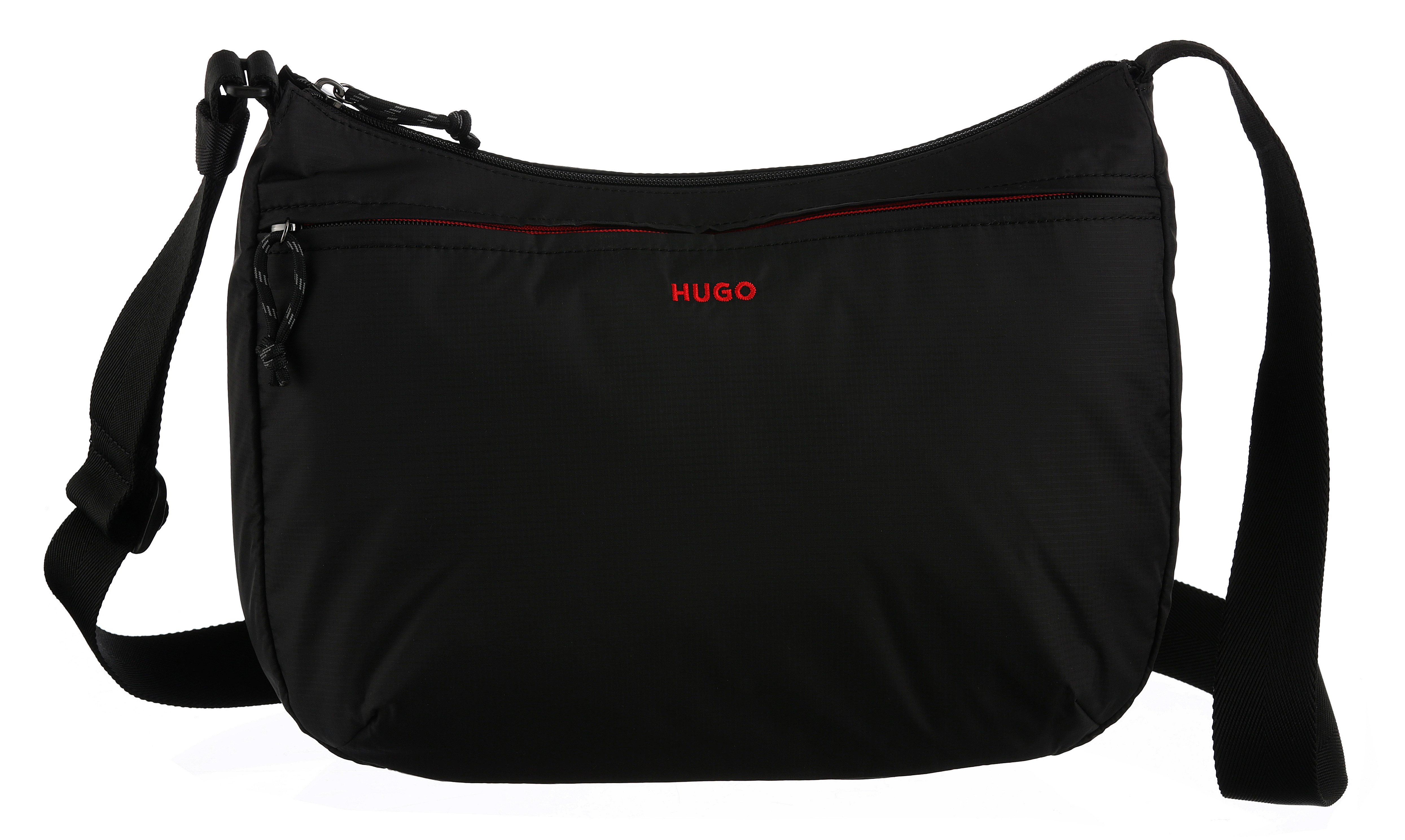 HUGO Messenger Bag, Herren Umhängetasche, Business Tasche mit Logoschriftzug