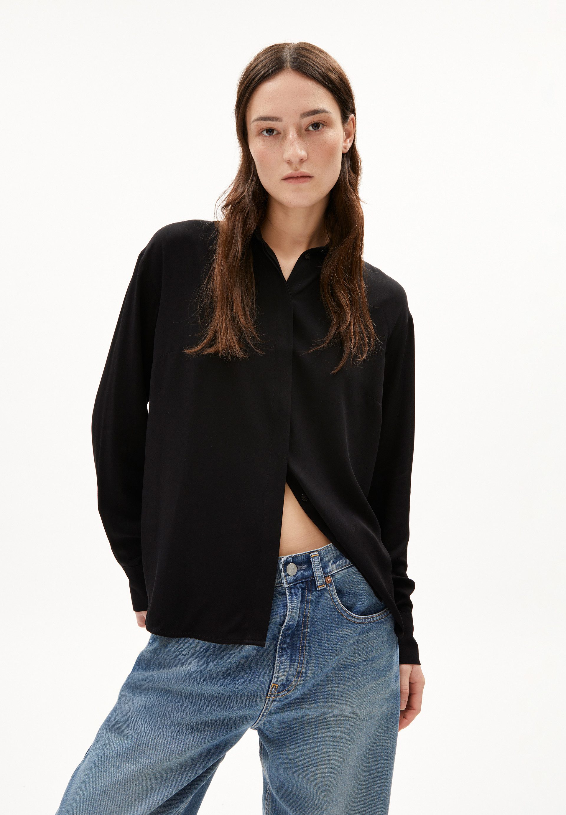 Armedangels Langarmbluse LARISAANA Bluse aus LENZING™ ECOVERO™ Viskose Rela günstig online kaufen