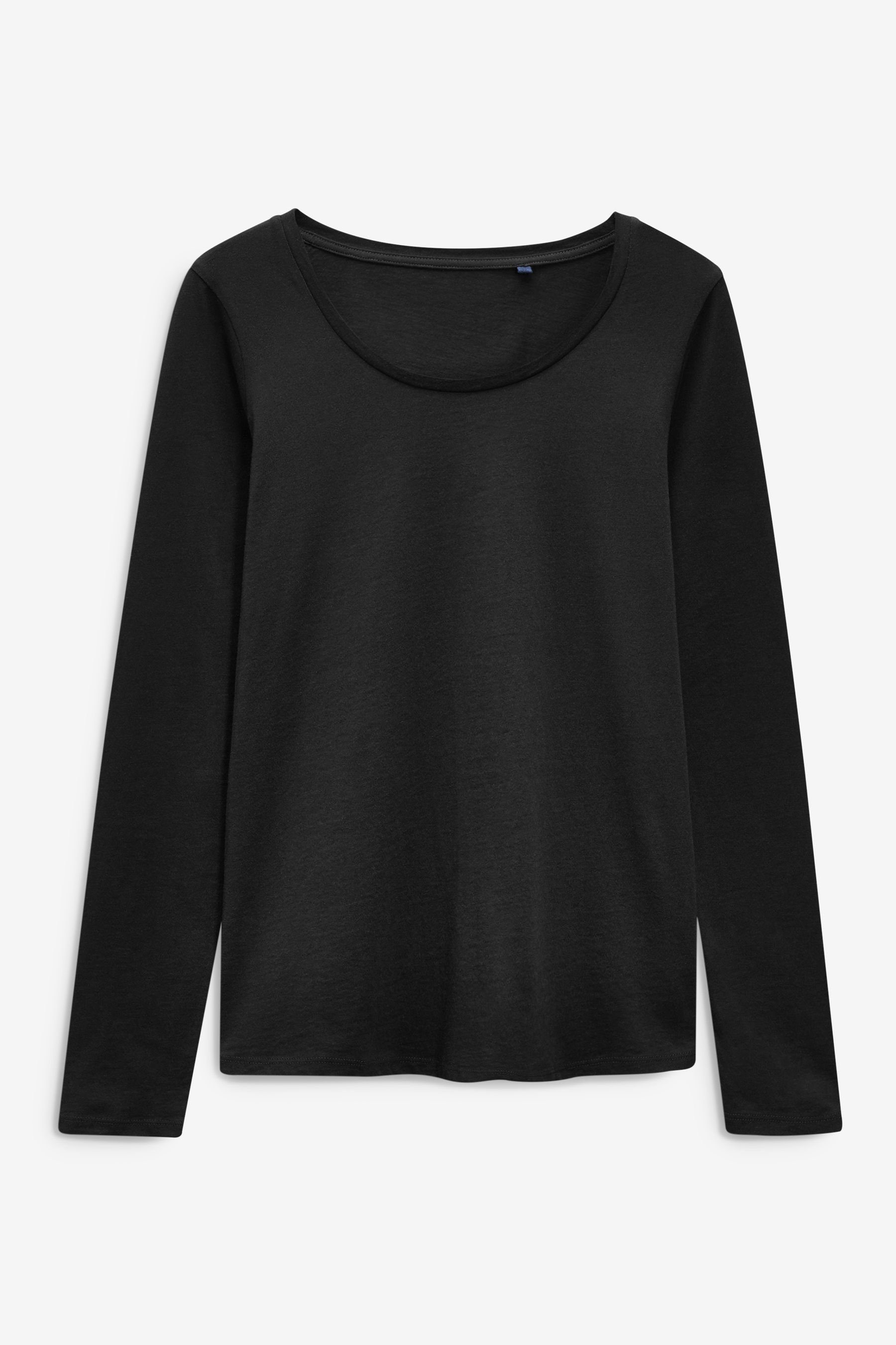 Next Langarmshirt Langärmeliges Shirt (1-tlg) Black | Shirts