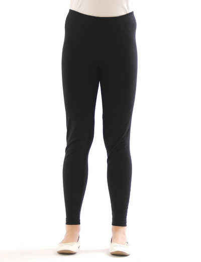 SYS Leggings Kinder Mädchen Leggings Hose lang blickdicht aus Baumwolle