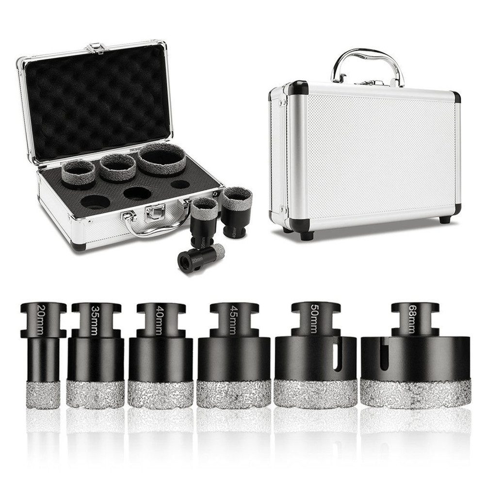 XERSEK Bohrkrone 6-8TLG M14 Lochsäge Set Diamantbohrer Diamant Fliesenbohre günstig online kaufen