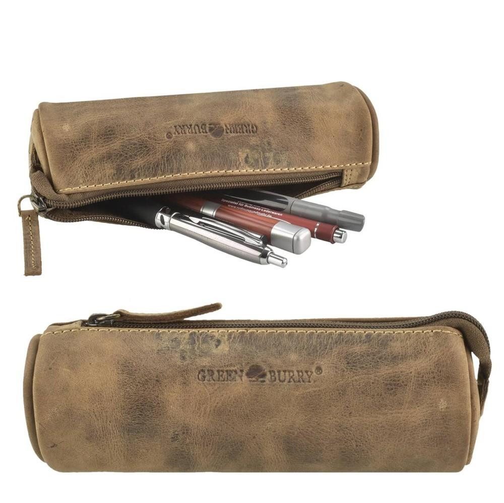 Greenburry Federmäppchen Vintage, Stiftetui, Schlamper, Leder