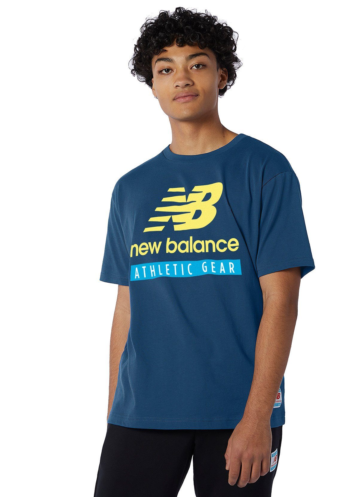 New Balance T-Shirt New Balance T-Shirt Herren ESSENTIALS TEE MT11517 CNB  Blau
