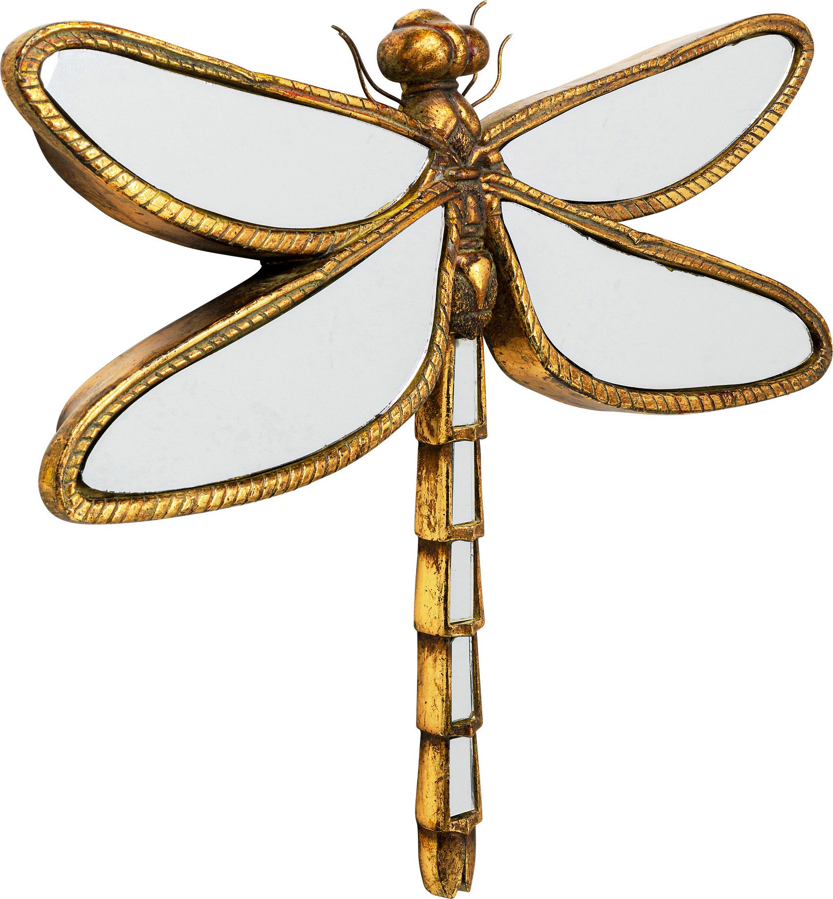 Wanddekoobjekt Wandschmuck Dragonfly Mirror 36x46cm