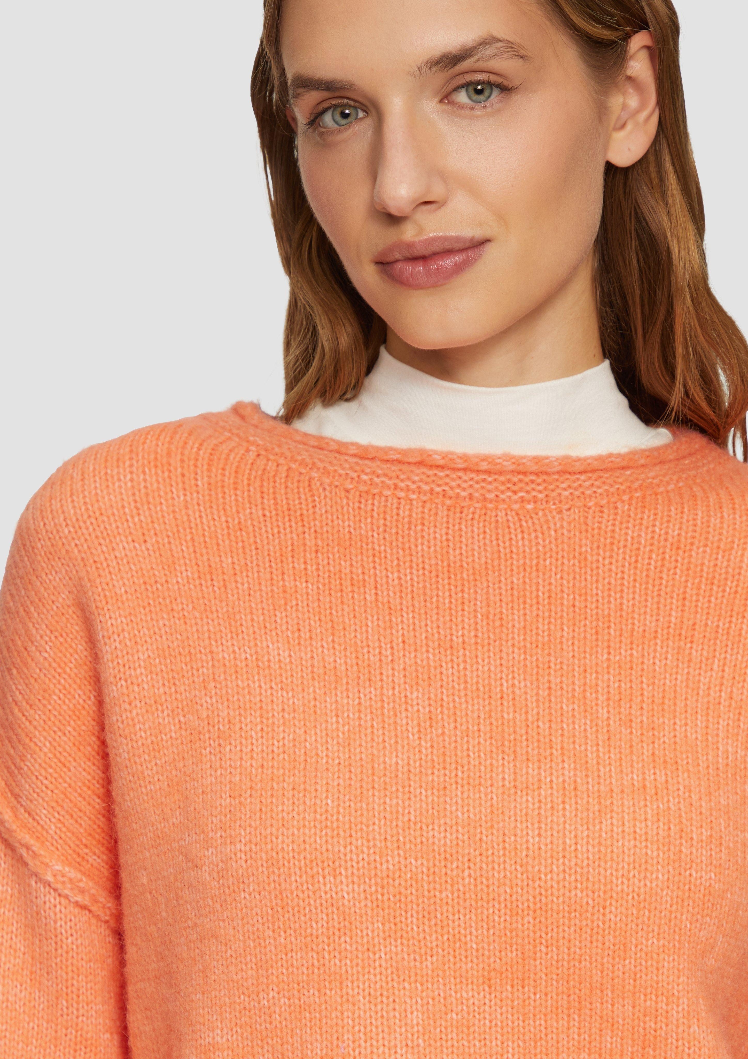 s.Oliver Strickpullover Strickpullover mit weiten Ärmeln günstig online kaufen