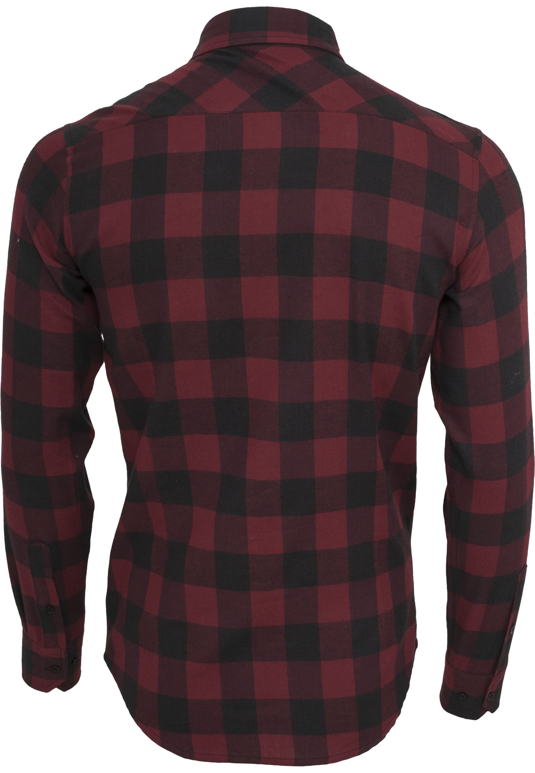 URBAN CLASSICS Kurzarmshirt Urban Classics Herren Checked Flanell Shirt (1- günstig online kaufen