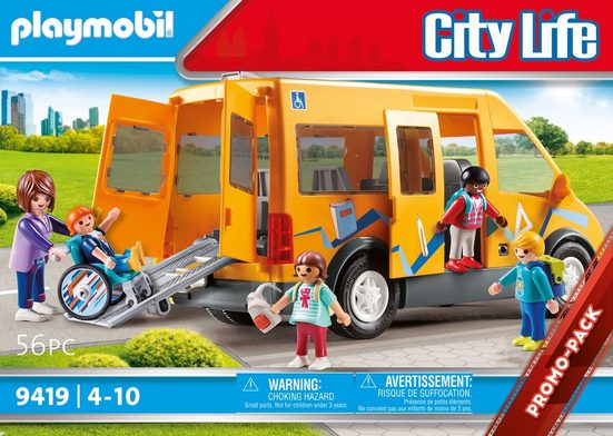 Playmobil® Konstruktions-Spielset »Schulbus (9419), City Life«, (56 St), Made in Europe
