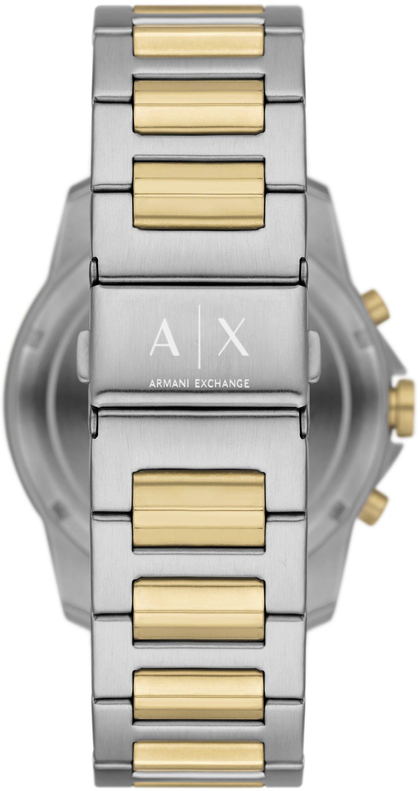 ideal als Armband), mit ARMANI 2-tlg., AX7148SET, Chronograph Geschenk auch EXCHANGE (Set,