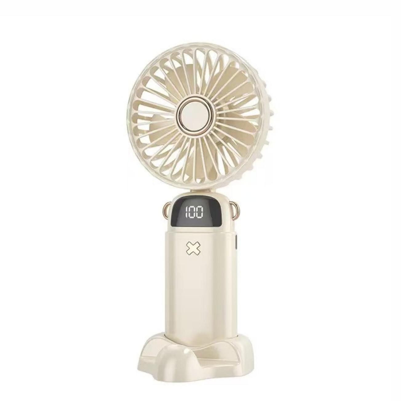 Handventilator Tragbarer Mini-Ventilator mit 4000-mAh-Akku, 6 Geschwindigkeitsstufen