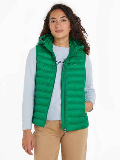 Tommy Hilfiger Steppweste LW PADDED GLOBAL STRIPE VEST mit Elastic-Band