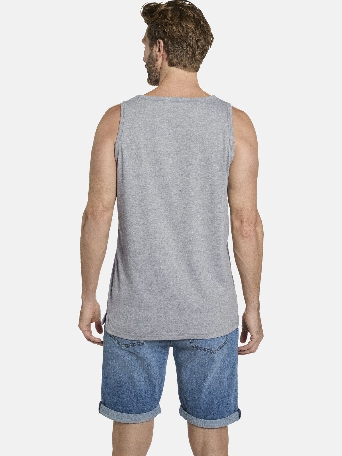 Jan Vanderstorm Muskelshirt FELTON mit Aufdruck
