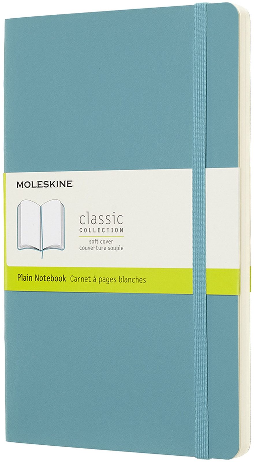 MOLESKINE Notizbuch Notizbuch Large A5 blanko Softcover riffblau