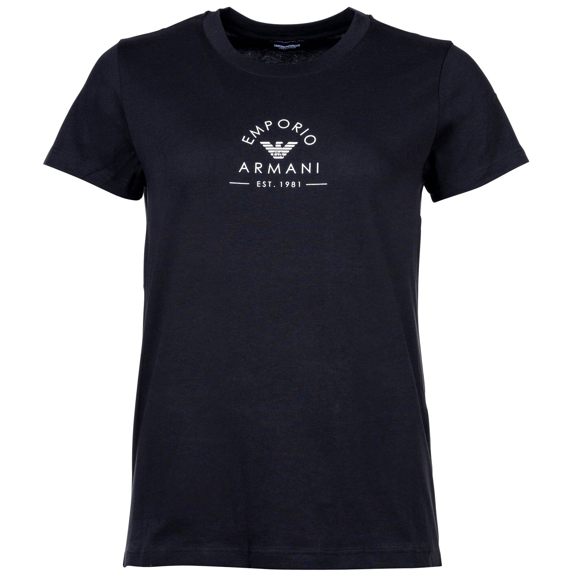 Emporio Armani T-Shirt Damen T-Shirt, Rundhals - ICONIC LOGOBAND