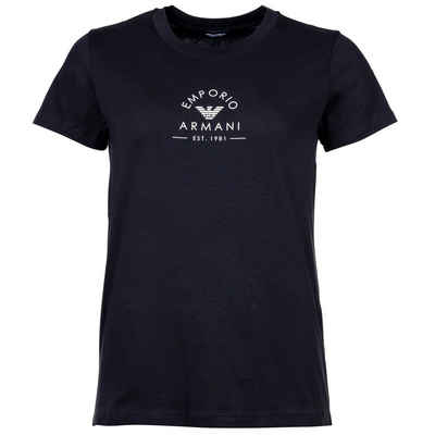 Emporio Armani T-Shirt Damen T-Shirt, Rundhals - ICONIC LOGOBAND