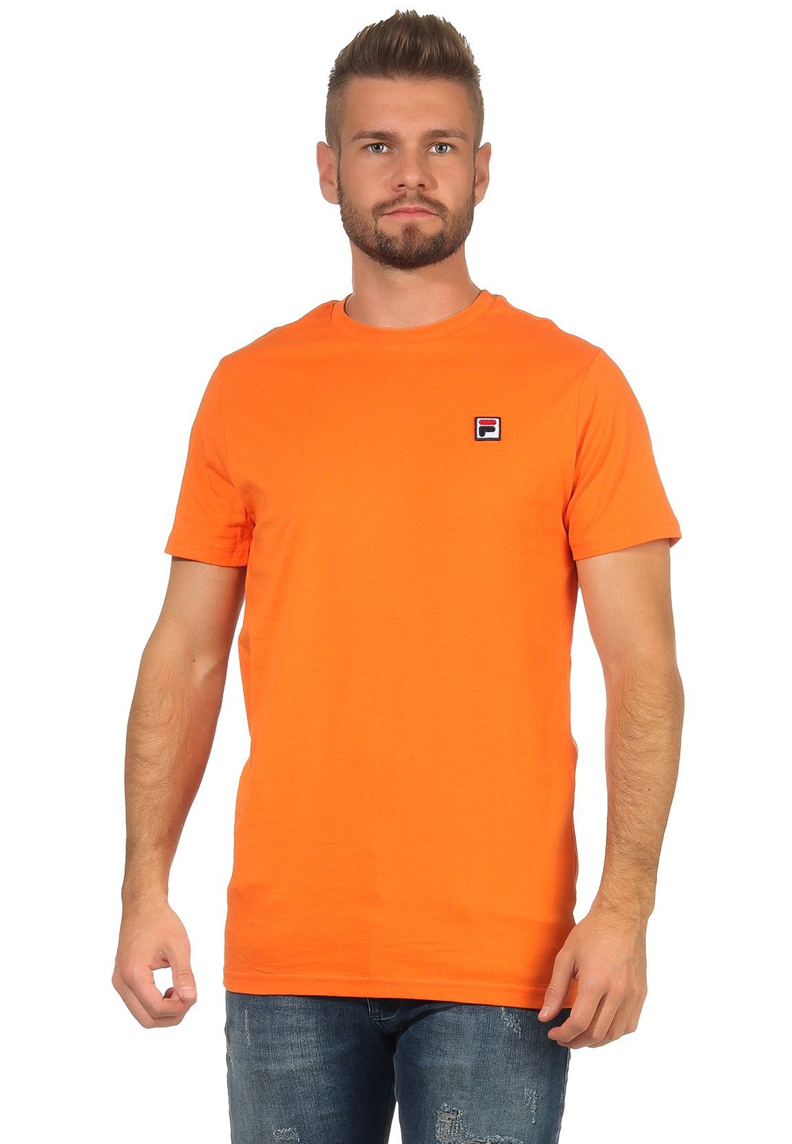 MEN SEAMUS Fila SS T-Shirt T-Shirt Herren Fila TEE 682393 Mandarin S62 Orange Orange