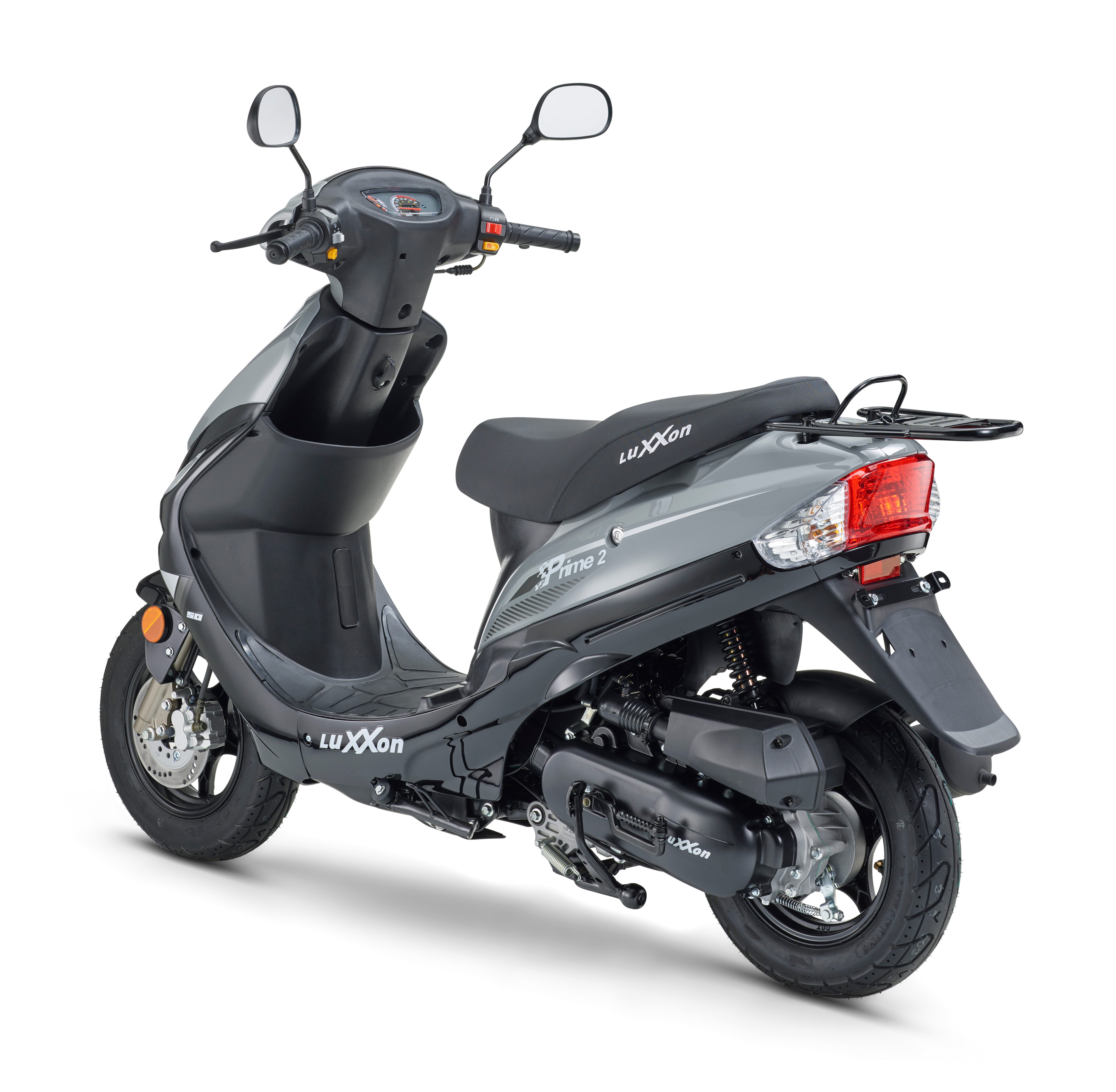 Luxxon Motorroller LuXXon Prime 2, 50 ccm, 45 km/h, Euro 5, 10 Zoll, Automatik, Benzinbetrieben, 1 Zylinder, 4-Takt, Roller