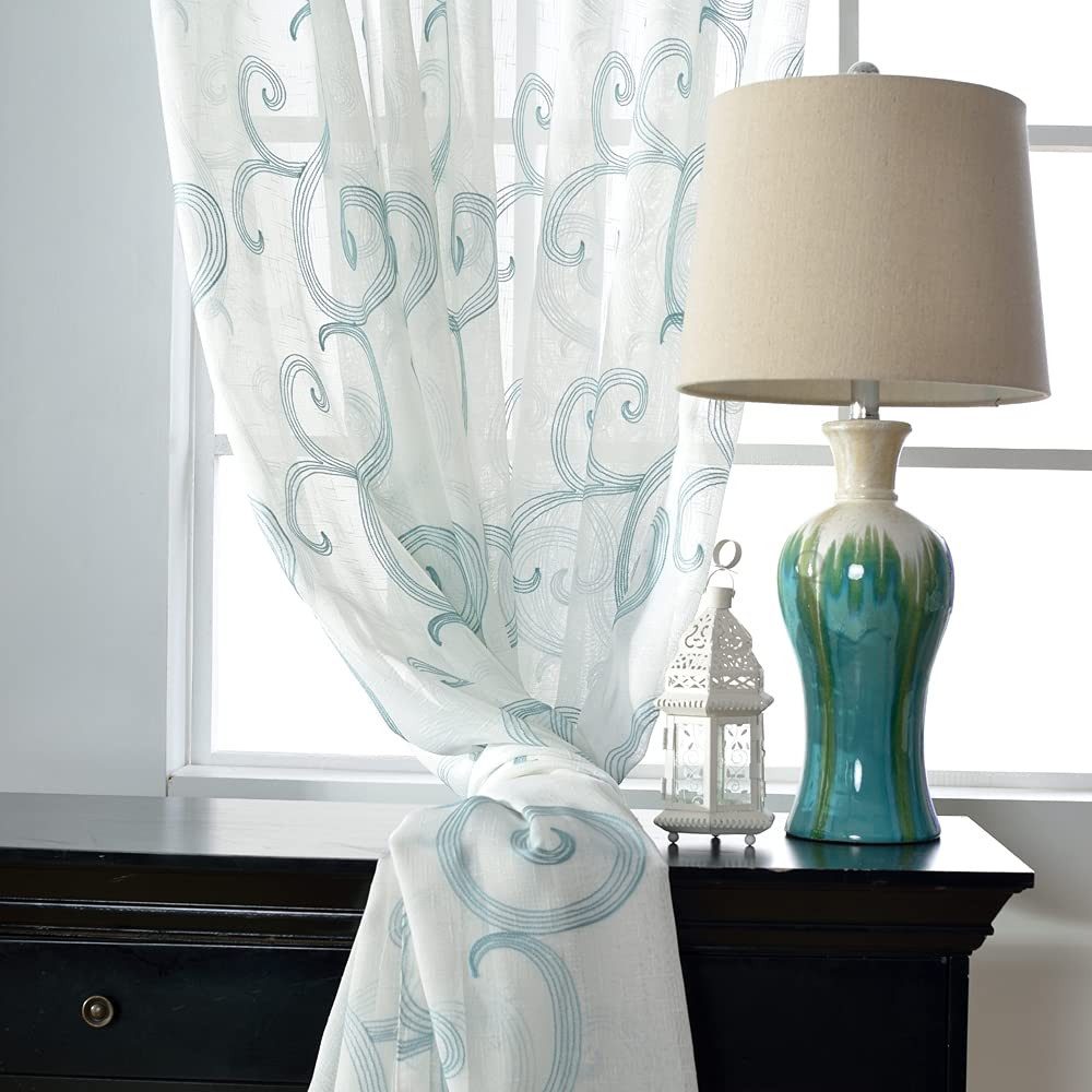 M&W DAS DESIGN Vorhang Wohnzimmer 1erSet Schlafzimmer​​ Mit ösen 140Bx245H (1er), 2 für Paar