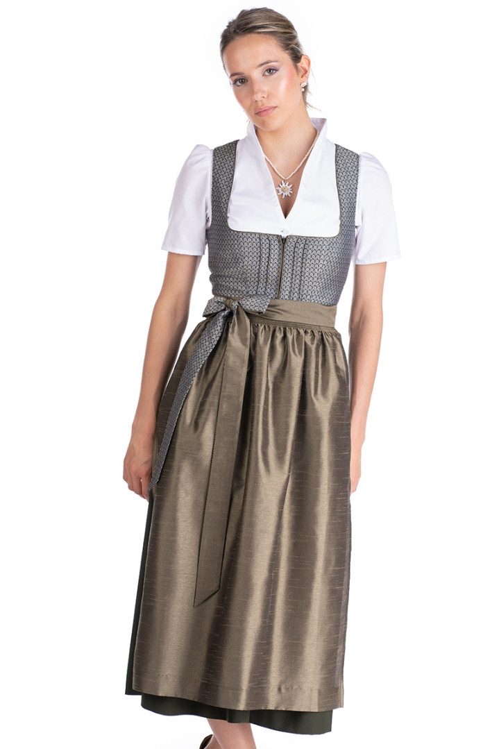 Spieth & Wensky Dirndl Dirndl lang 2tlg. - KITZ - oliv