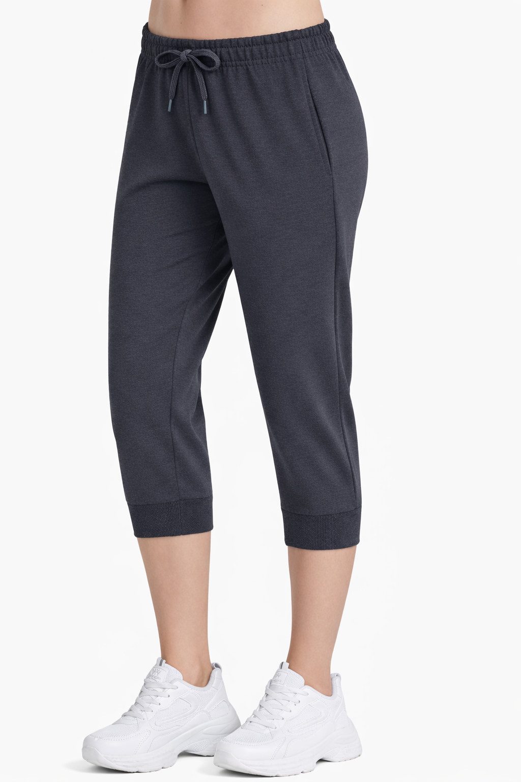 ROSS CAMP 3/4-Hose Damen - Jogginghose mit Kordelzug, Sporthose, Caprihose günstig online kaufen