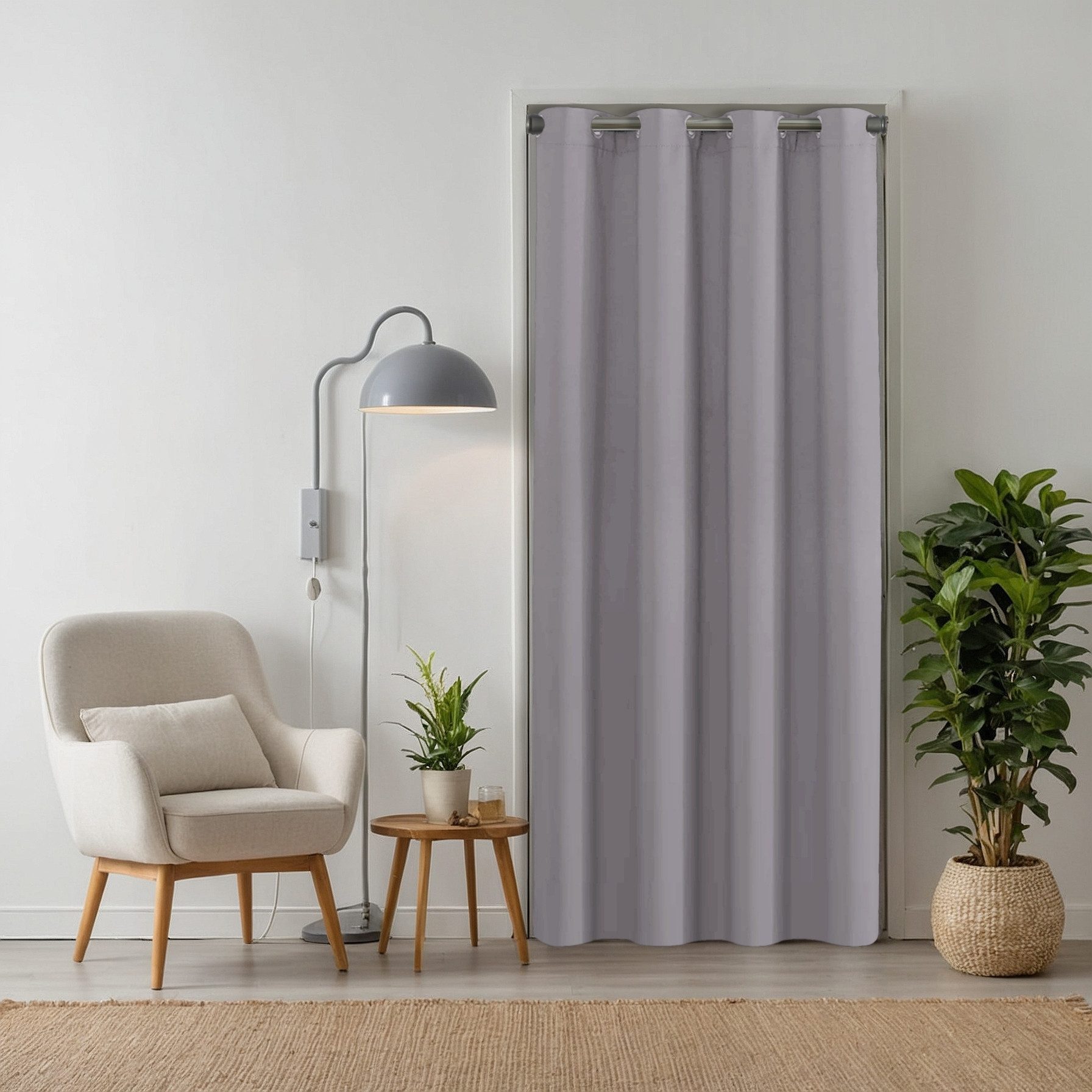 tinycurtains Türvorhang für alle gängigen Türgrößen, Thermovorhang (ohne St günstig online kaufen