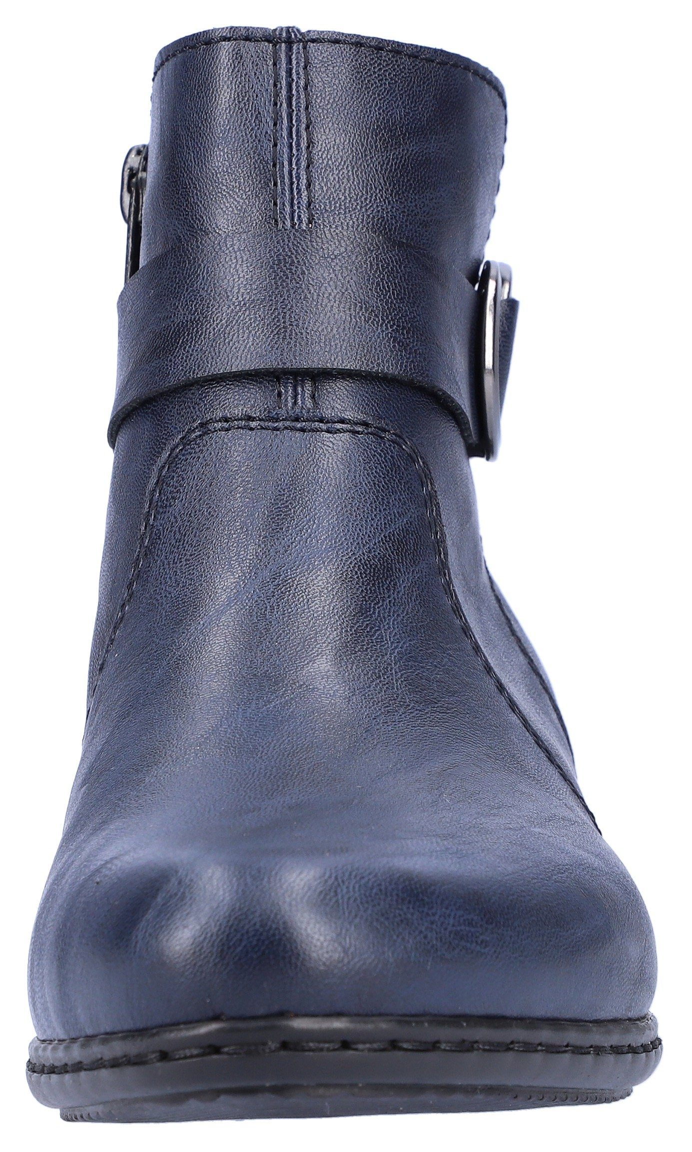 Rieker Stiefelette mit hübscher Zierschnalle, schmale Form