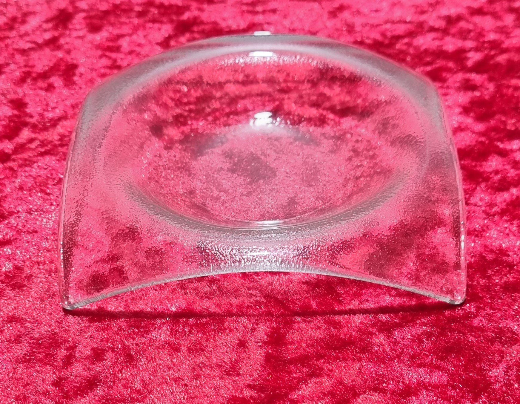 Lafinesse Dekoschale Glasschale transparent ca. 10x10x2 cm (10 Stück) (10 St)
