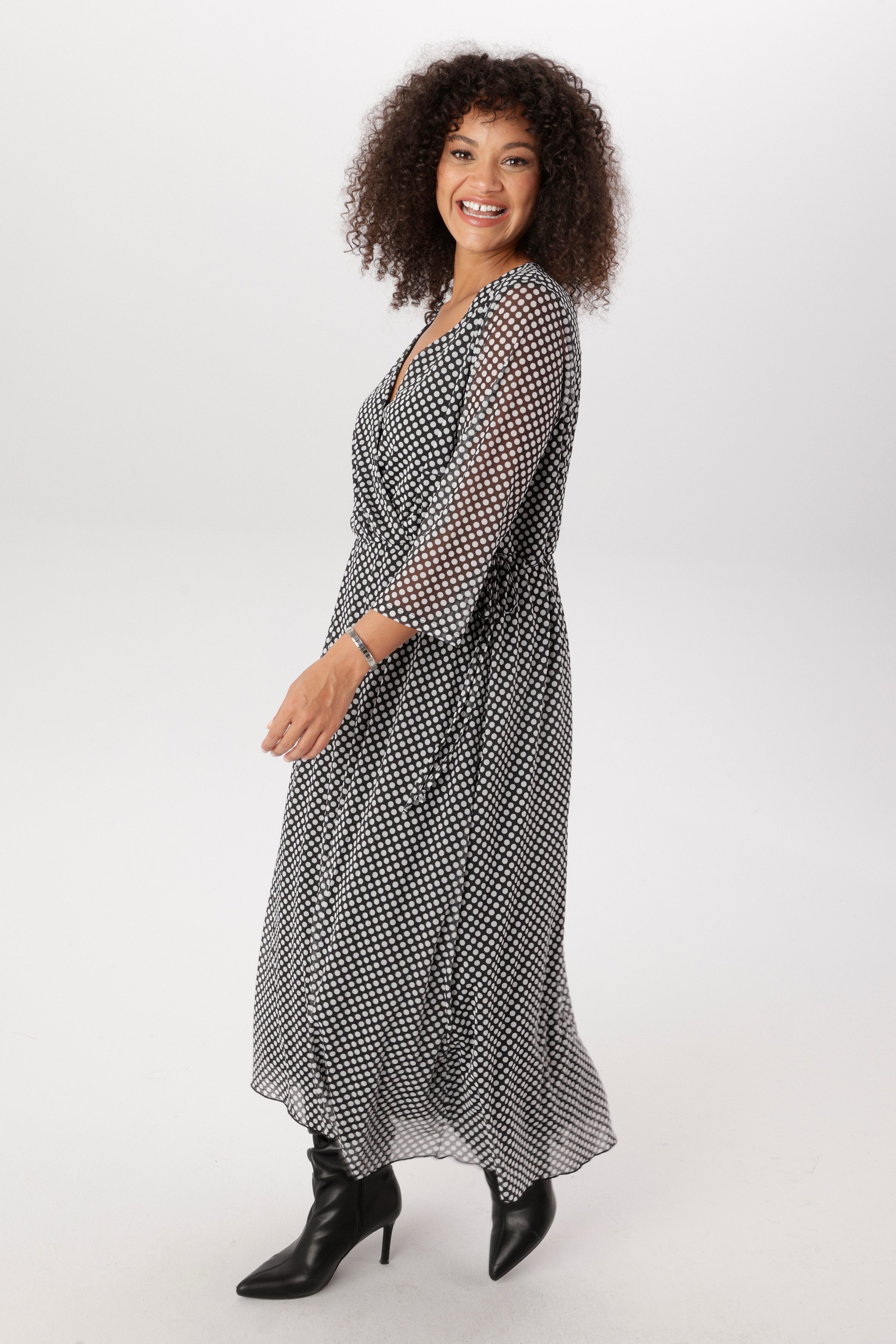 Aniston PLUS Meshkleid in Wickeloptik - NEUE KOLLEKTION – Bild 4 von 5