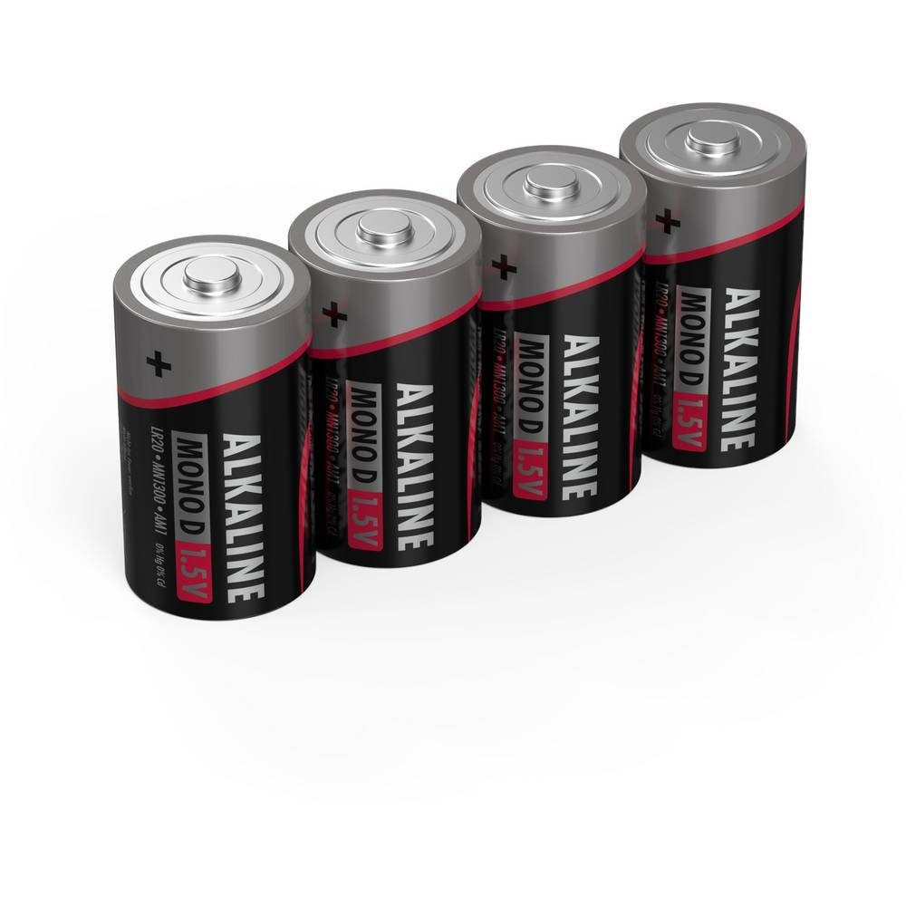 ANSMANN AG Mono-Batterien, 4er 5015581 Batterie