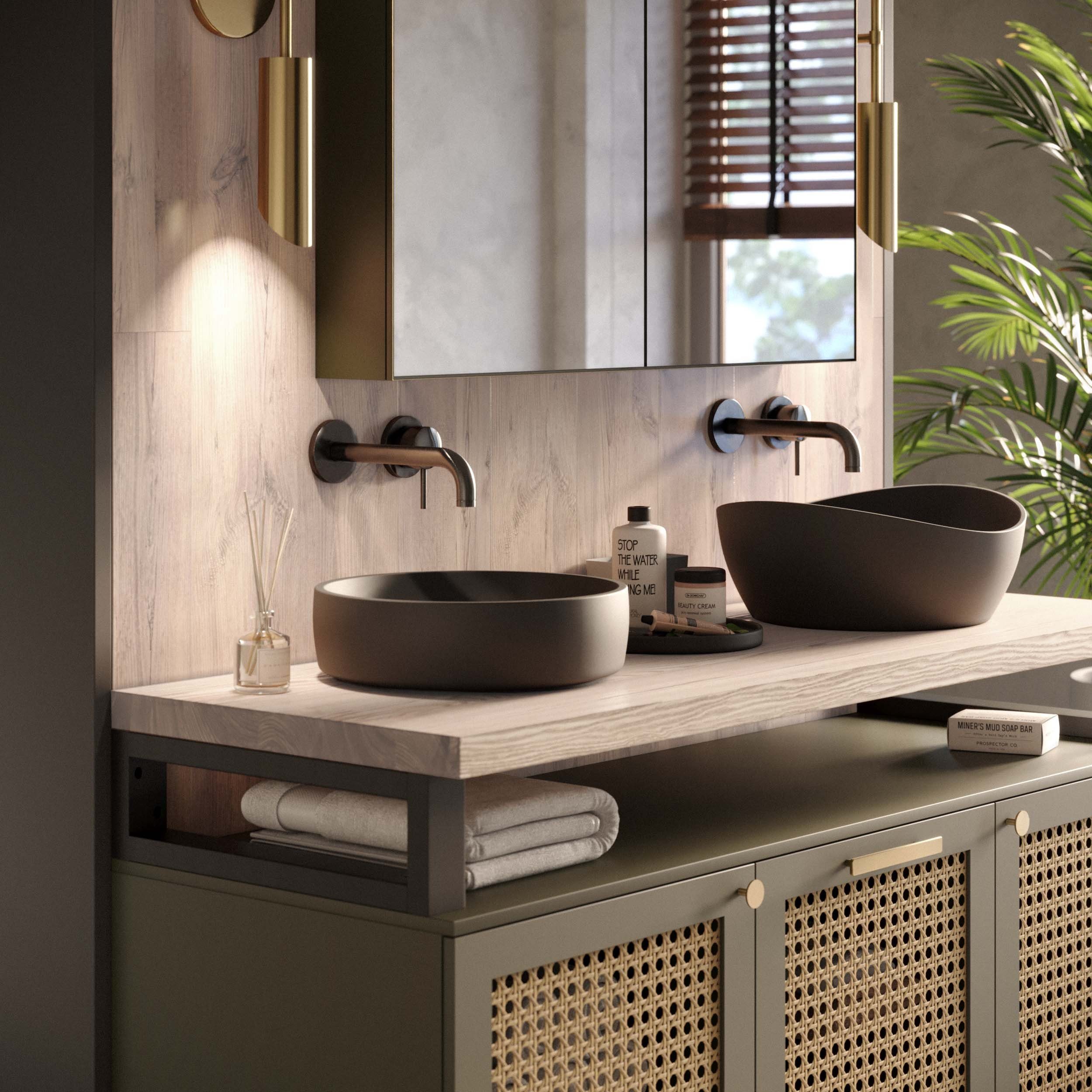 LAMO Manufaktur Waschtischplatte LWPG (Waschtisch, Konsolentischplatte), 40 günstig online kaufen