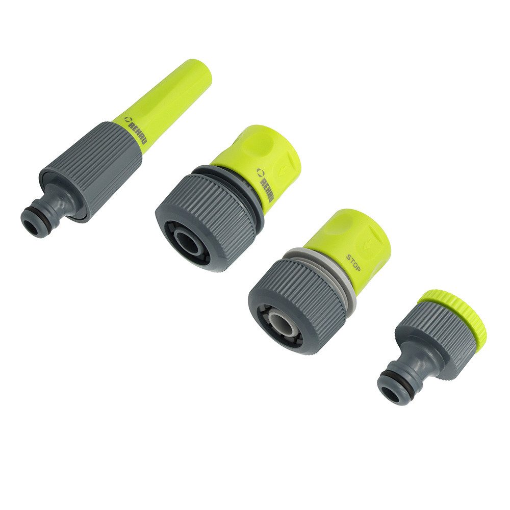 Rehau Anschlussstück REHAU Allround Set Grundausstattung 3/4", (Komplett-Set, 4-tlg)